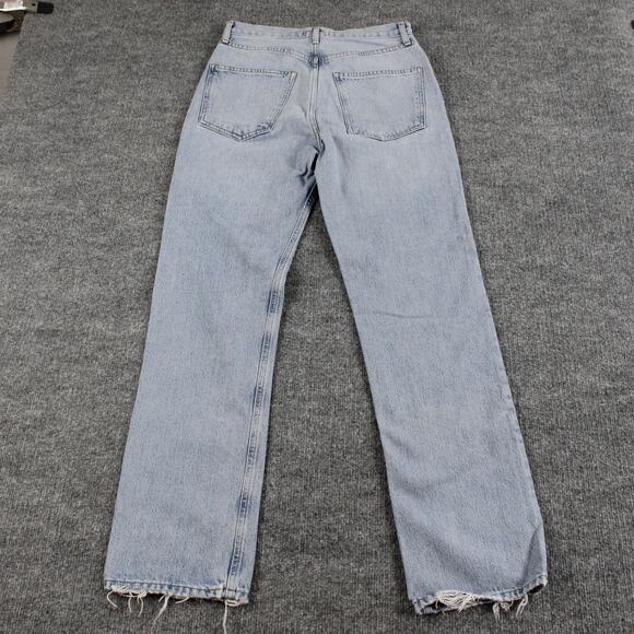 Agolde Jeans Womens 26 Lana Straight Light Wash High Rise Blue Casual Chic - Picture 5 of 16
